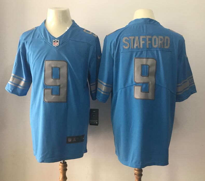 Men 2017 Detroit Lions #9 Matthew Stafford Blue 2017 Nike Rush Limited NFL Jerseys->baltimore orioles->MLB Jersey